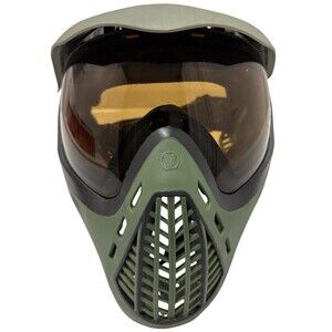 Virtue Vio Ascend Paintball Thermal Goggles Mask Green With Orange Lens